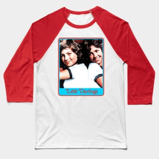 Little Darlings (Retro Print) Baseball T-Shirt